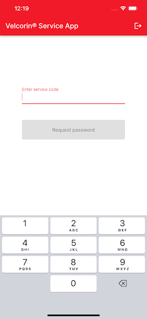Velcorin Service App Screenshot 1