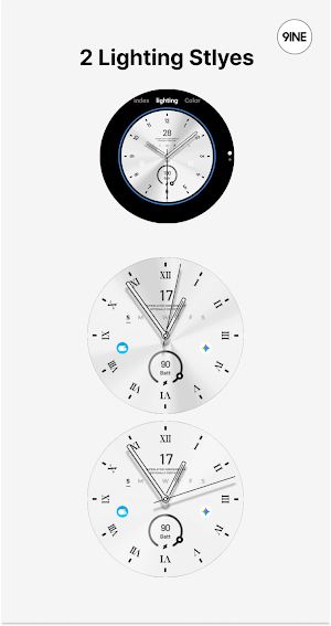 NW092 light: Analog watch face Screenshot 3
