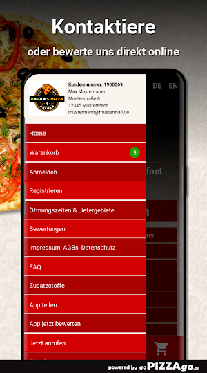 BaBaas 1 Pizza Bremen Screenshot 2