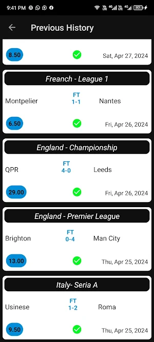 Correct Score VIP Tips Screenshot 1