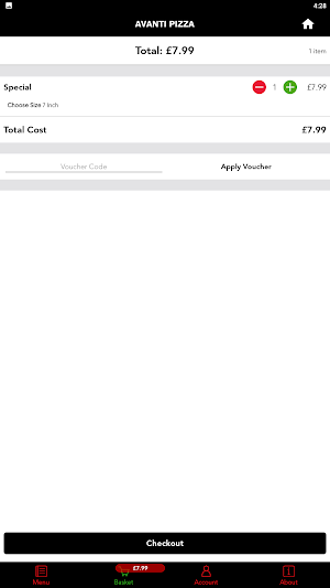 Avanti Pizza Screenshot 3