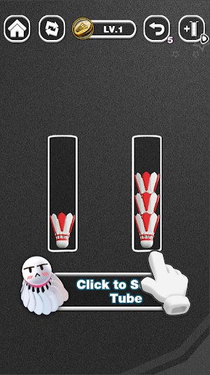 Sort badminton - ball puzzle Screenshot 0