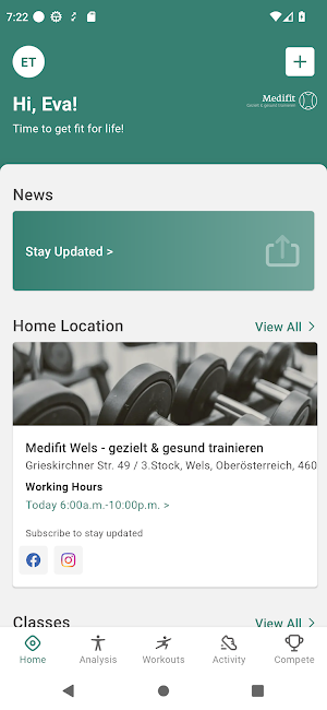 Medifit Wels Screenshot 1