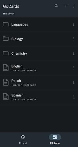 GoCards Screenshot 2