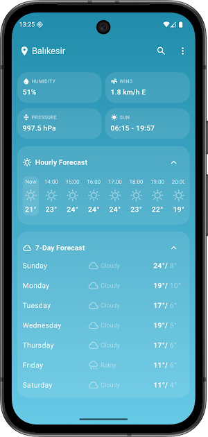 A+ Weather Screenshot 1