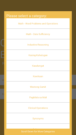 Civil Service Exam Reviewer Screenshot 1