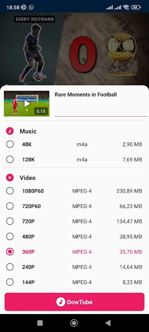 Play Tube - Mp3 Mp4 Download Screenshot 1