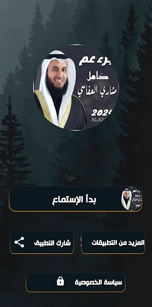 جزء عم مشاري العفاسي | بدون نت Screenshot 0