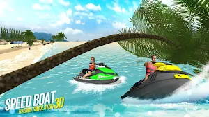 Speed Boat Racing Simulator 3D Screenshot 0