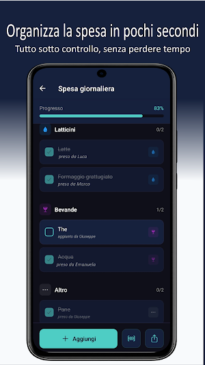 Spunta - Shared Shopping List Screenshot 2