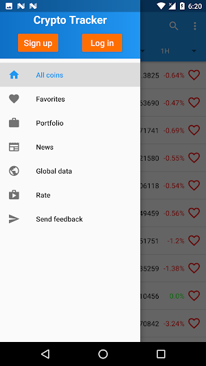 CryptoTracker Screenshot 2