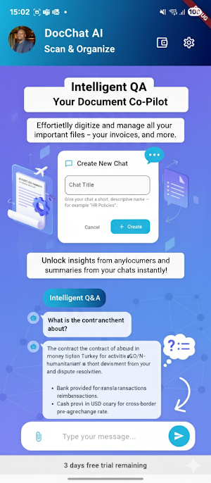 AskMyDocs - AI Docs Chat Screenshot 0