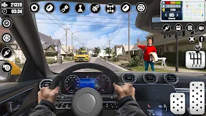 City Taxi Games Car Driving 3D Screenshot 0