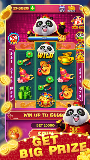 Panda Spin - Riches Slot Screenshot 0