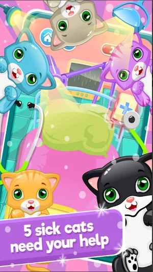 Little Cat Doctor:Pet Vet Game Screenshot 1