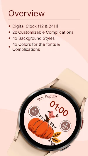 Autumn Watch Face Screenshot 1