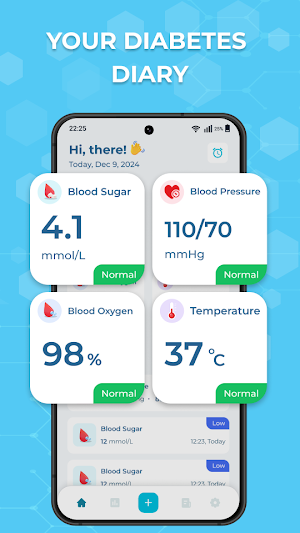 Blood Sugar - Diabetes Diary Screenshot 0