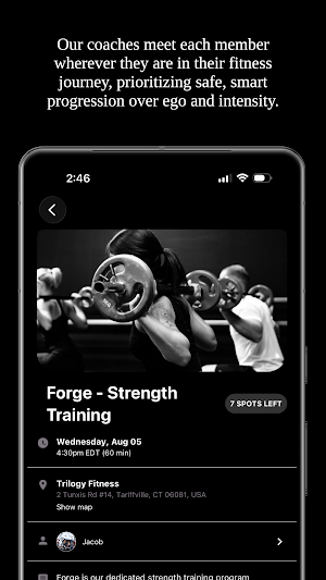trilogy Fitness App 2.0 Screenshot 3