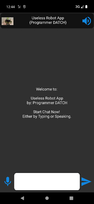 Useless Robot App Screenshot 0
