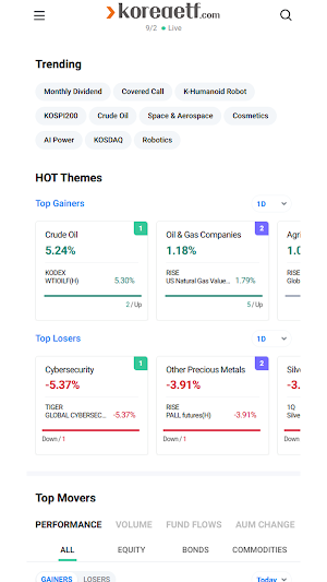 KOREA ETF Screenshot 0