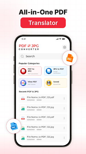 JPG To PDF Converter Screenshot 0