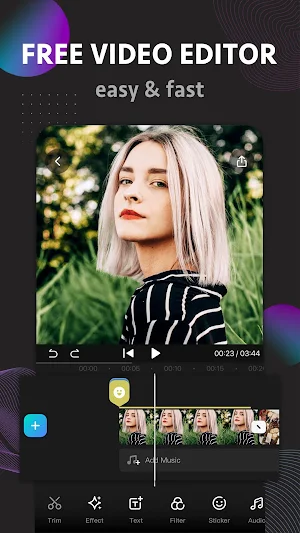Video Editor - Free TikTok Editor Screenshot 0