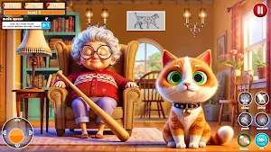 Angry Gran: Bad Cat Simulation Screenshot 1