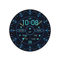 Blue Translucent For Wear OS