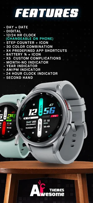 Digiglide - Digital Watch Face Screenshot 3