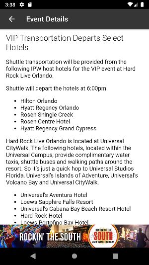 Travel South All Y'all Concert Screenshot 0
