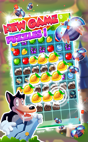Sweet Fruits Mania - Gummy Fruit Blast Screenshot 1