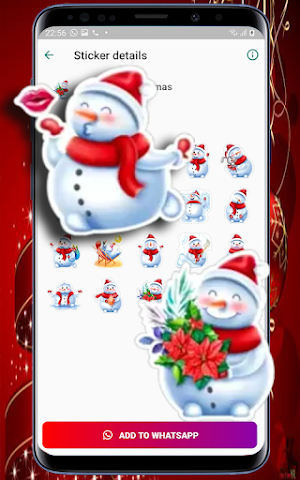 wasticker santa claus 2024 Screenshot 1