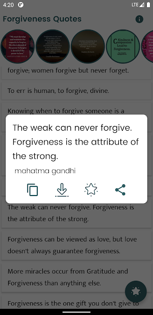 Forgiveness Quotes and Sayings Screenshot 3