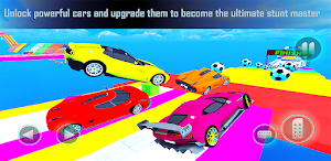 GT Car Mega Ramp: Stunt Racing Screenshot 3