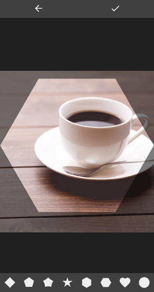 Crop Polygon Photo Screenshot 2
