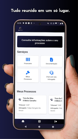AdvCore - Portal do Cliente Screenshot 0