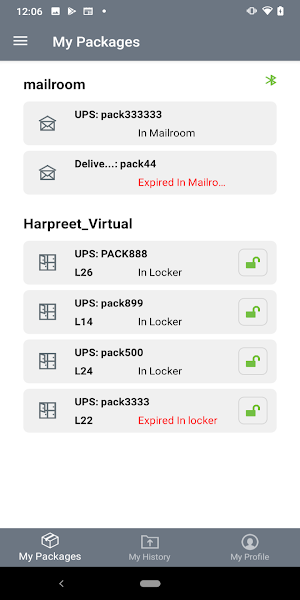 TZ SmartWork Locker App Screenshot 0