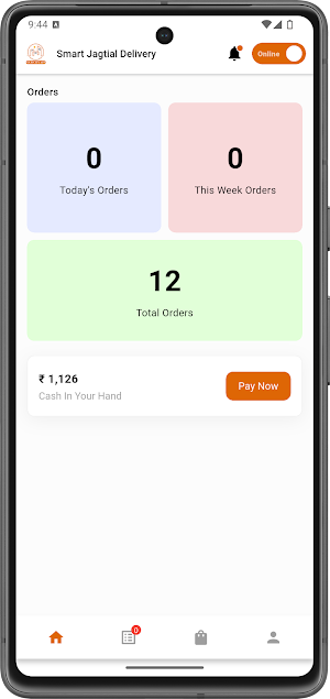 OurCity Delivery Screenshot 1