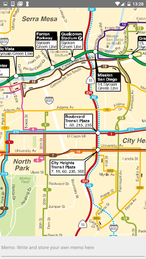 SAN DIEGO BUS RAIL TROLLEY MAP Screenshot 3