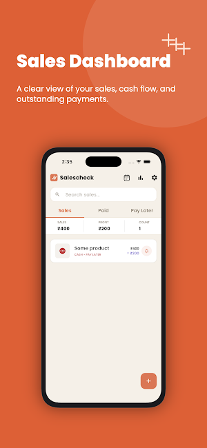 Salescheck - Sales Tracker Screenshot 0