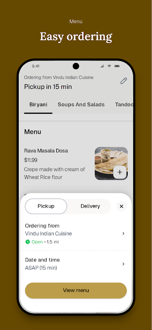 Vindu Indian Cuisine Screenshot 2