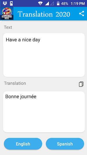 French - English Translator 2021 Screenshot 1