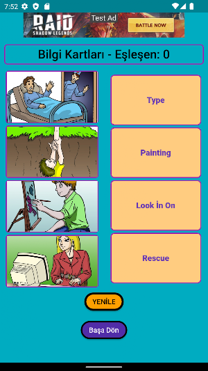 English Turkish Words Screenshot 1