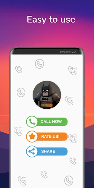 Call Bat hero man Screenshot 2
