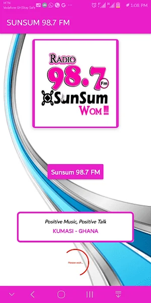 Sunsum FM 98.7 Screenshot 0