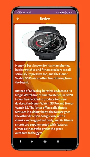 HONOR WATCH GS PRO Guide Screenshot 2