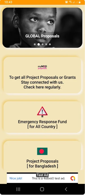 myNGO proposals Screenshot 0