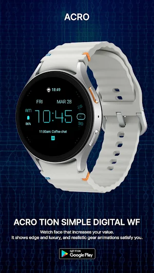 ACRO Tion simple Digital Watch Screenshot 2