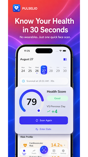 Pulselio: AI Health Tracker Screenshot 1