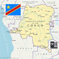 Map of DR Congo